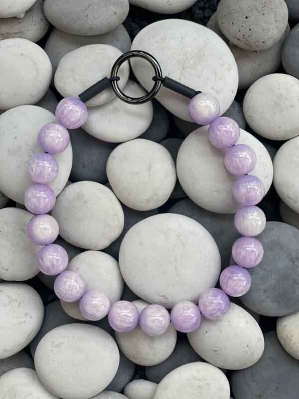 Lilac Skies - Beaded Dog Collar
