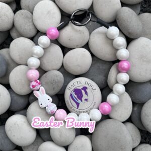Easter Bunny - Beaded Dog Collar