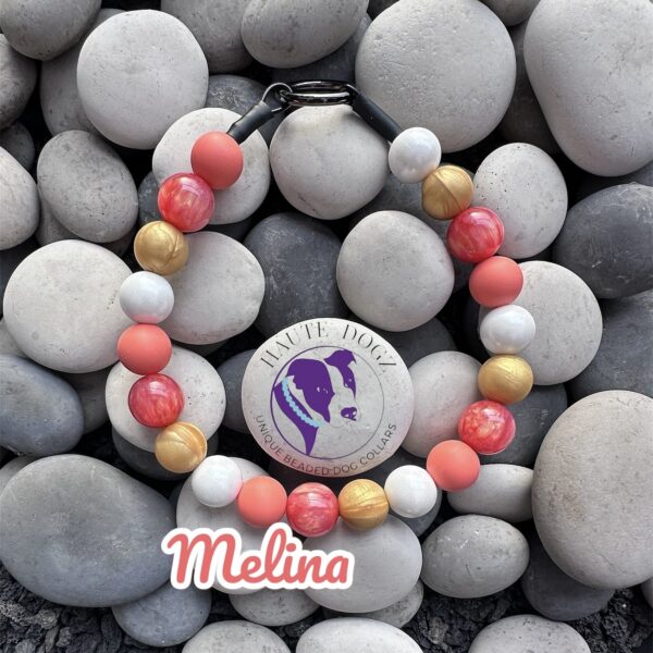 Melina - Beaded Dog Collar