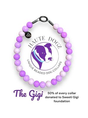 The Gigi - Beaded Dog Collar