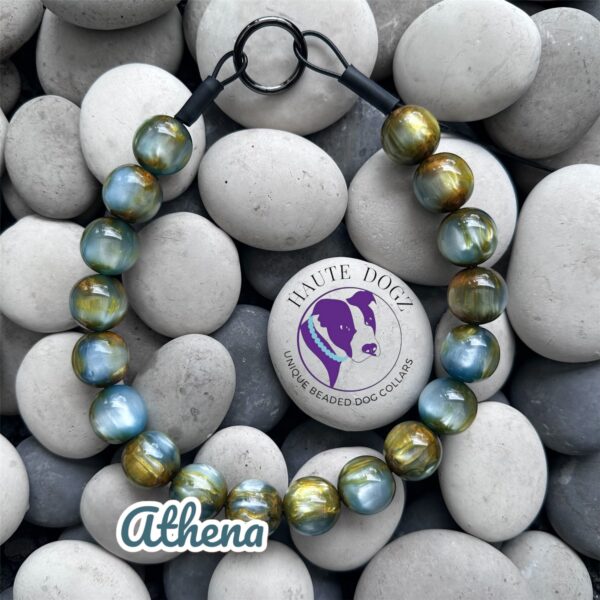 Athena - Beaded Dog Collar