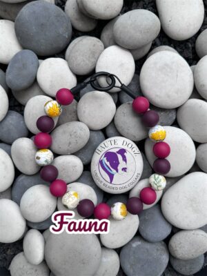 Fauna - Beaded Dog Collar