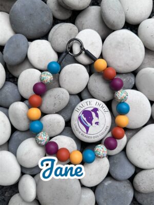 Jane - Beaded Dog Collar