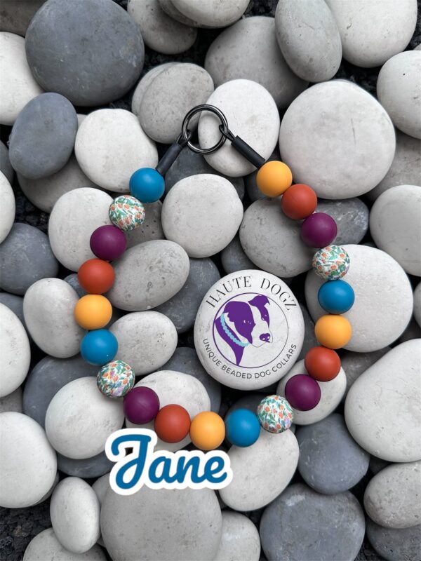 Jane - Beaded Dog Collar