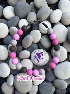 Wild Orchid - Beaded Dog Collar