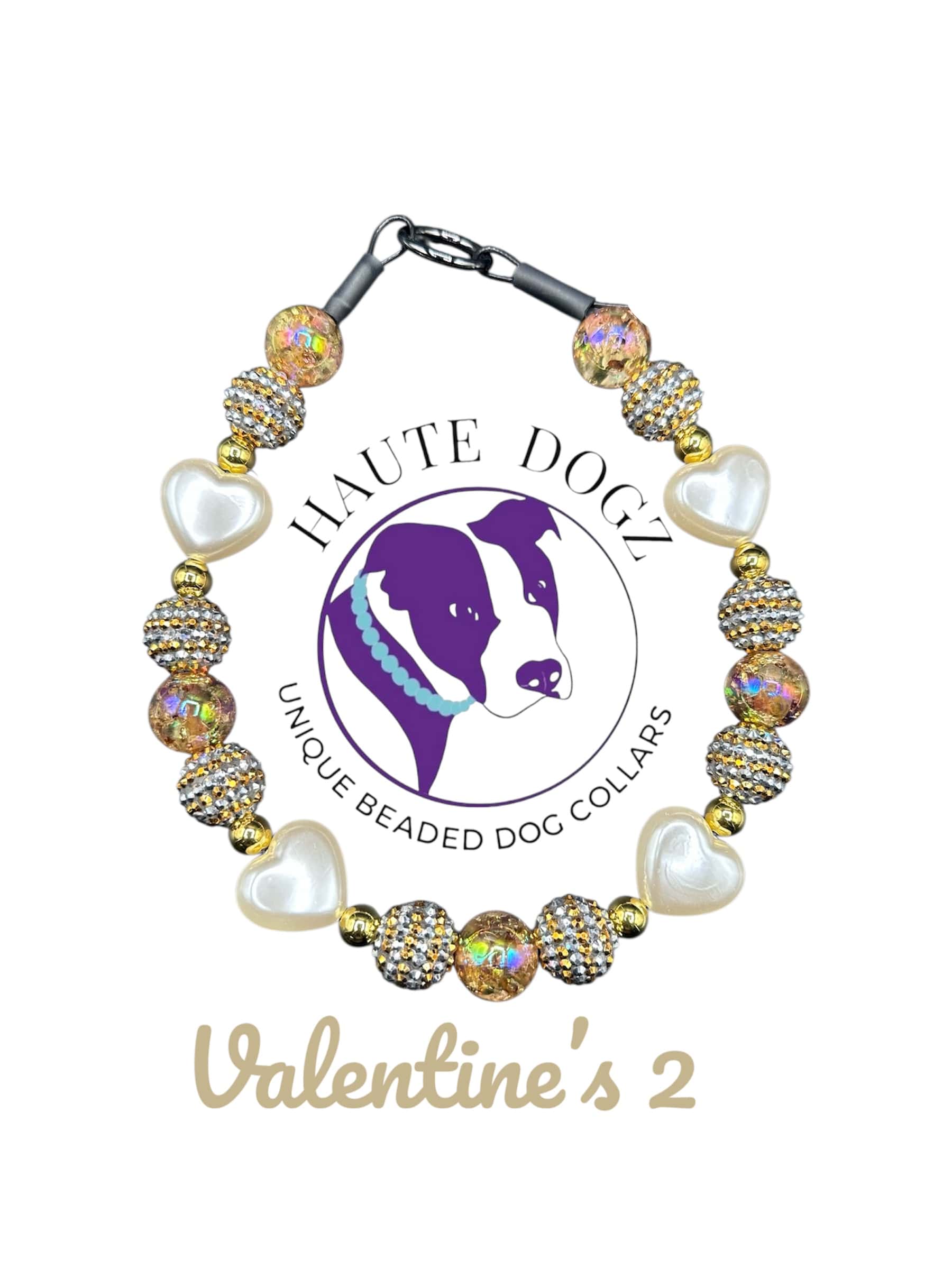 Valentine's Day 2 - Beaded Dog Collar