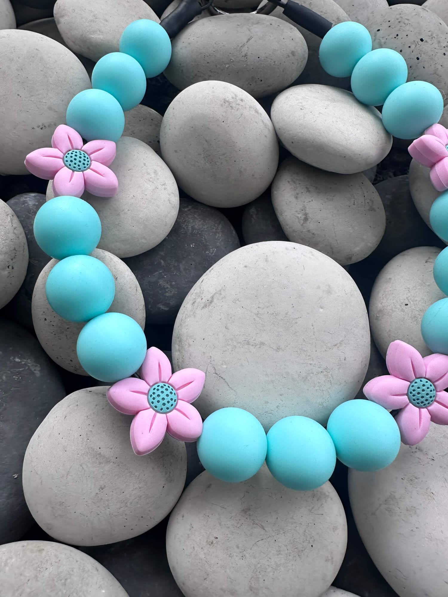 Alpine Asters - Beaded Dog Collar - Image 2