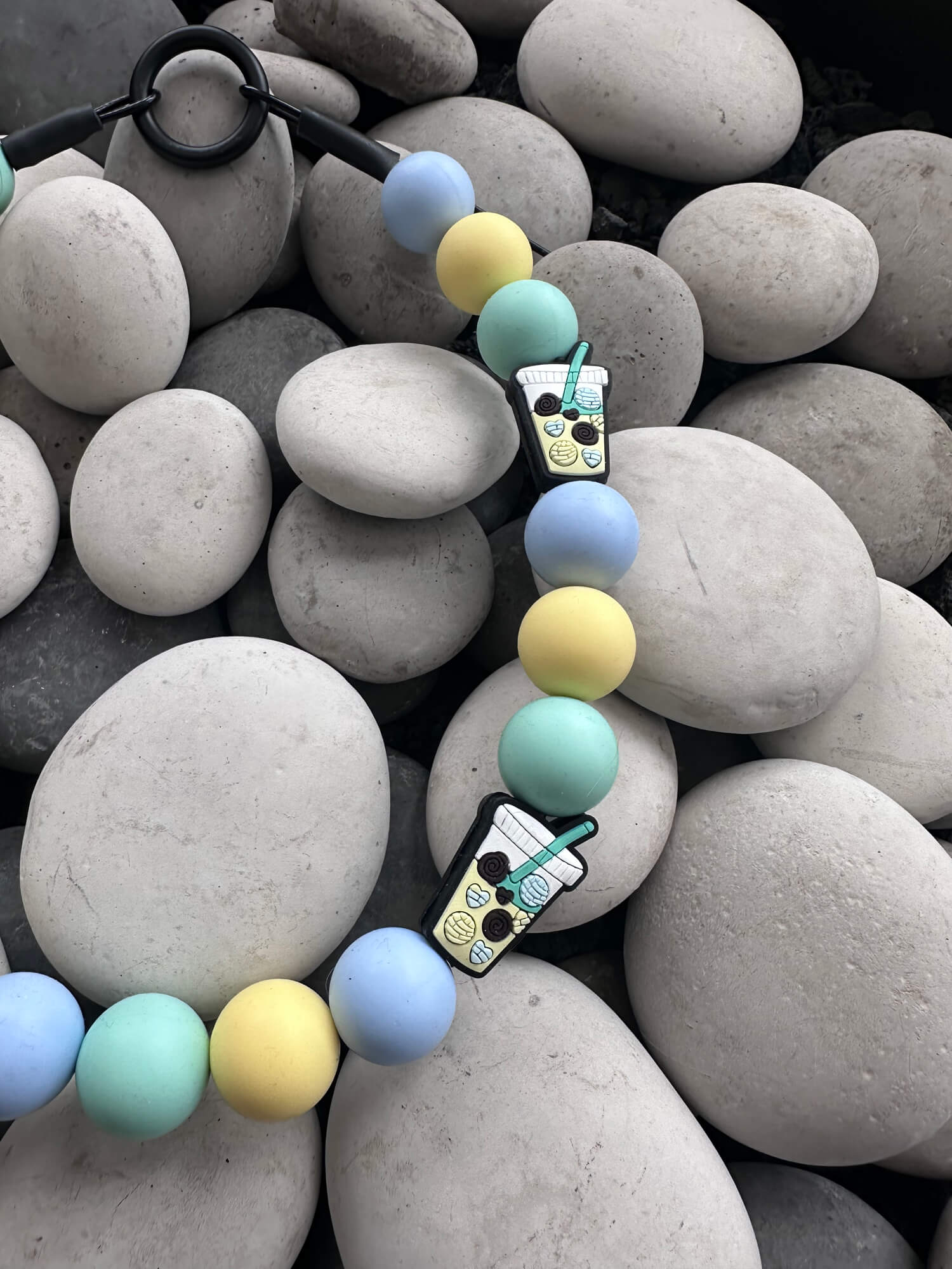 Bubble Tea - Beaded Dog Collar - Image 2