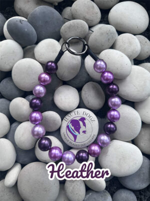 Heather - Beaded Dog Collar