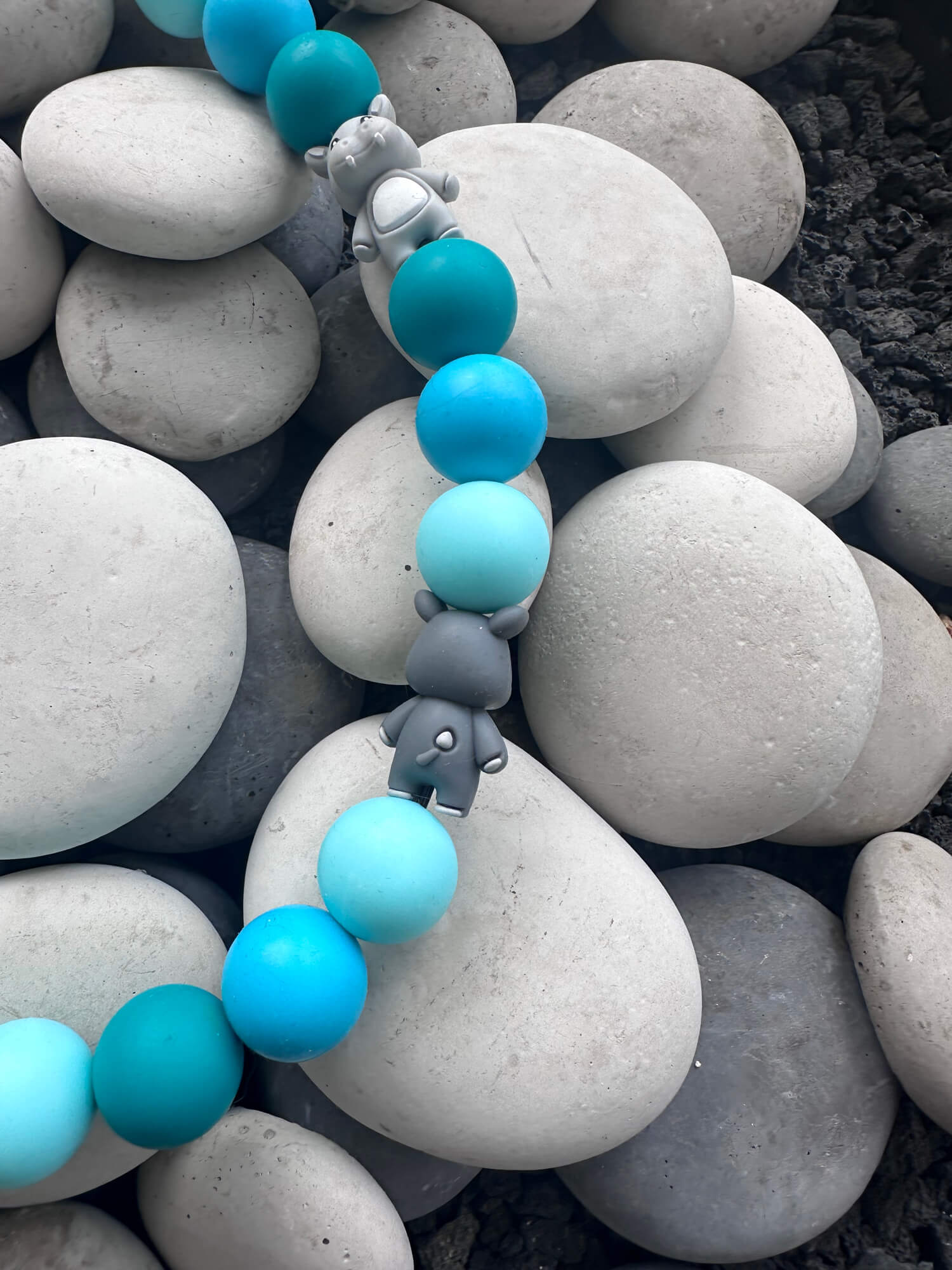 House Hippos - Beaded Dog Collar - Image 2