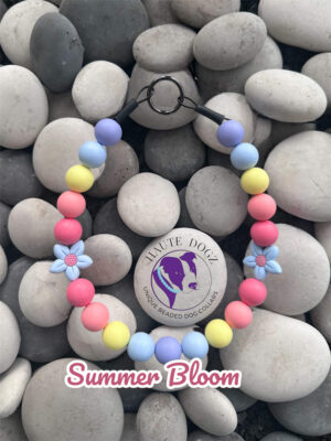Summer Bloom - Beaded Dog Collar