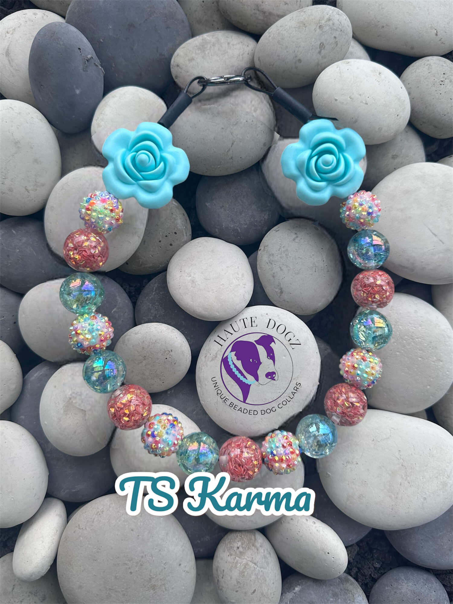 Karma - Beaded Dog Collar