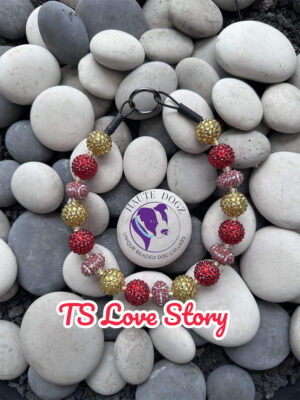 Love Story - Beaded Dog Collar