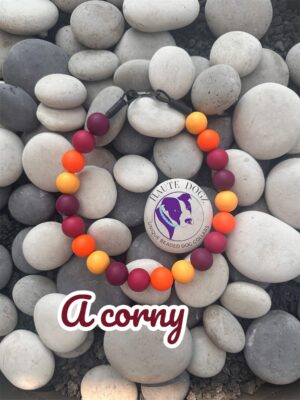 Acorny - Beaded Dog Collar