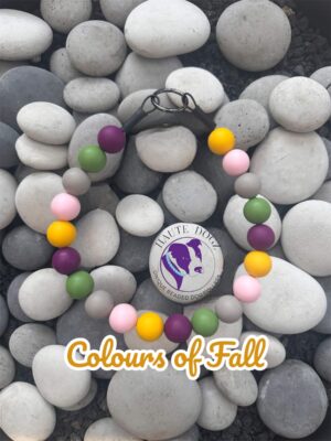 Colours of Fall - Beaded Dog Collar