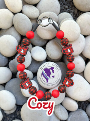 Cozy - Beaded Dog Collar