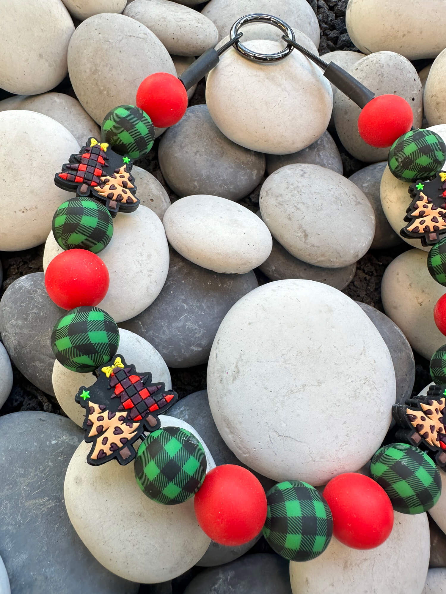 Winter Woodlands - Beaded Dog Collar - Image 2